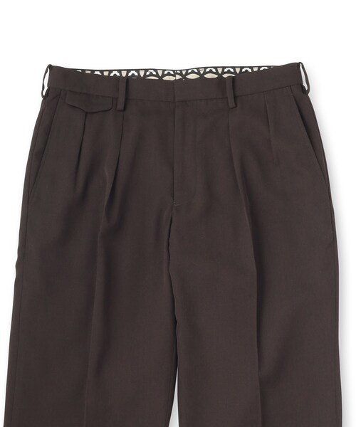 DRESSTERIOR(ドレステリア)の「【セットアップ可】ブラウンツイル ツータックパンツ(その他パンツ・メンズ・ブラウン系その他・76/79/82/85)」の15枚目の写真