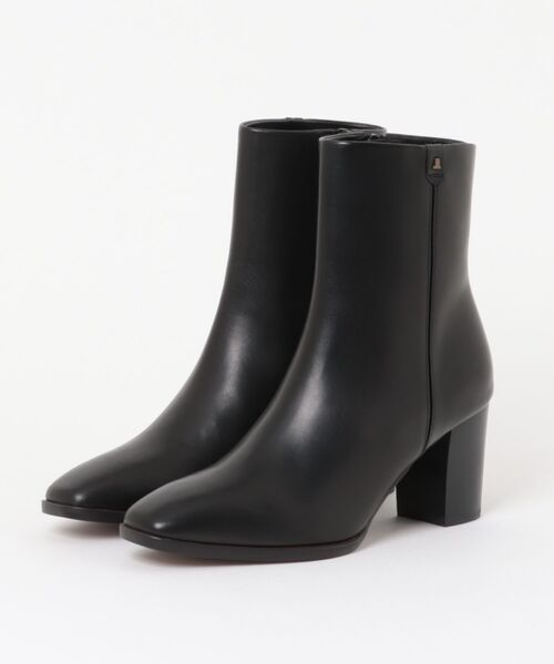 ランバンコレクション　コンビリブショートブーツ ランバン コレクション LANVIN COLLECTION 素材コンビリブショート