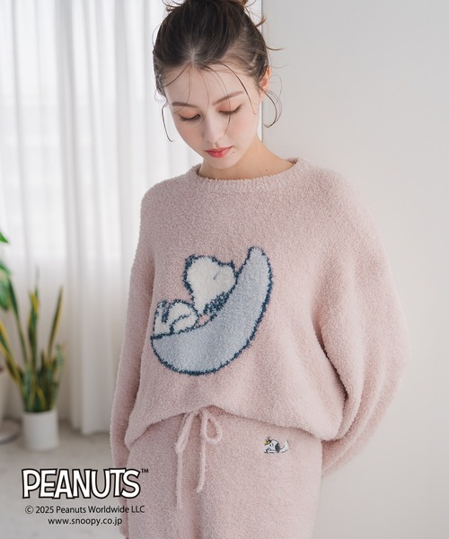 セール】2025秋冬新作 PEANUTSデザインルームウェアトップス（その他