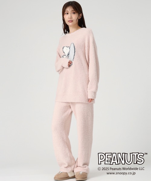 MISCH MASCH(ミッシュマッシュ)の「PEANUTSデザインルームウェアトップス(その他トップス・レディース・ピンク/アイボリー・フリ-)」の14枚目の写真