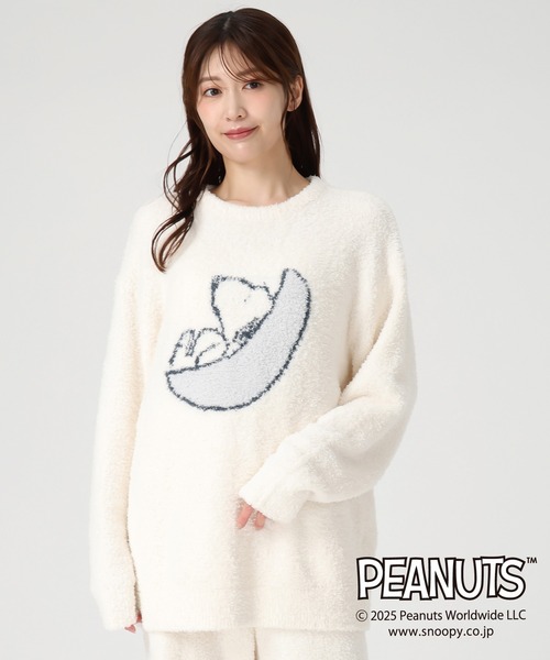 MISCH MASCH(ミッシュマッシュ)の「PEANUTSデザインルームウェアトップス(その他トップス・レディース・ピンク/アイボリー・フリ-)」の5枚目の写真