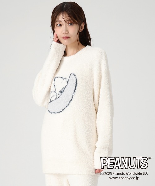 MISCH MASCH(ミッシュマッシュ)の「PEANUTSデザインルームウェアトップス(その他トップス・レディース・ピンク/アイボリー・フリ-)」の6枚目の写真