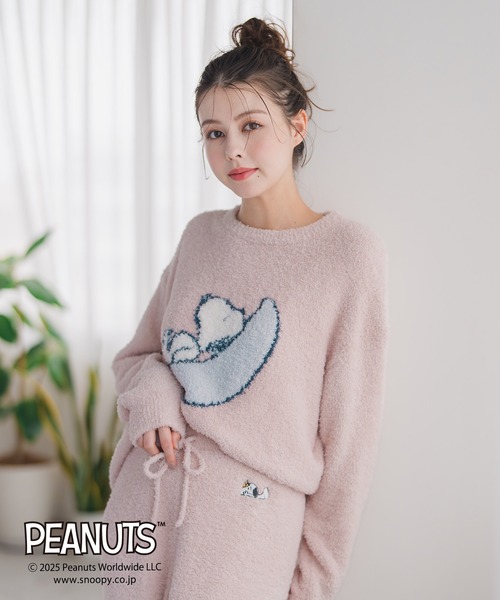 MISCH MASCH(ミッシュマッシュ)の「PEANUTSデザインルームウェアトップス(その他トップス・レディース・ピンク/アイボリー・フリ-)」の16枚目の写真