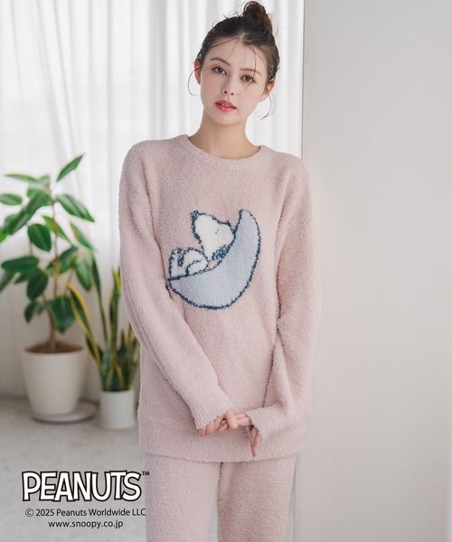 MISCH MASCH(ミッシュマッシュ)の「PEANUTSデザインルームウェアトップス(その他トップス・レディース・ピンク/アイボリー・フリ-)」の19枚目の写真