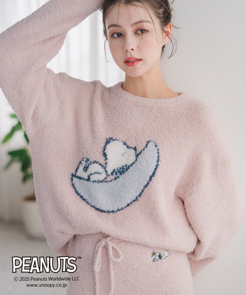 MISCH MASCH(ミッシュマッシュ)の「PEANUTSデザインルームウェアトップス(その他トップス・レディース・ピンク/アイボリー・フリ-)」の15枚目の写真