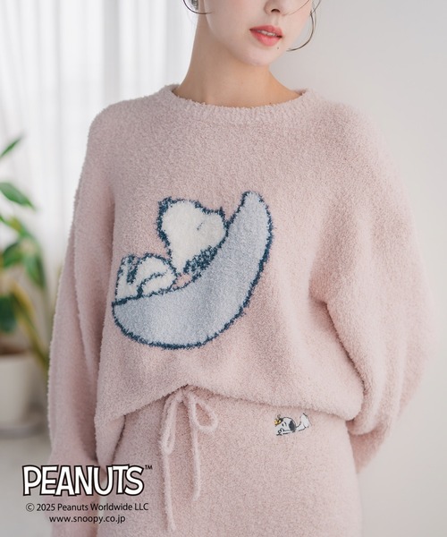 MISCH MASCH(ミッシュマッシュ)の「PEANUTSデザインルームウェアトップス(その他トップス・レディース・ピンク/アイボリー・フリ-)」の18枚目の写真