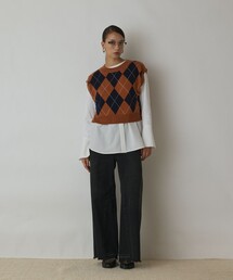 Grace Class フード付きホワイトベスト セール】 フェザージャガードドレス （ドレス）｜GRACE