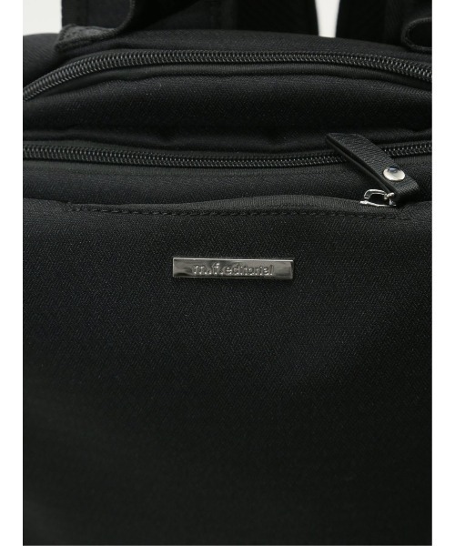 m.f.editorial(エムエフエディトリアル)の「バックパック メンズ ビジネス 鞄 リュック バッグ ショルダー ブリーフ 3WAY クッションポケット コンビ 切替(バックパック/リュック・メンズ・ブラック・FREE)」の12枚目の写真