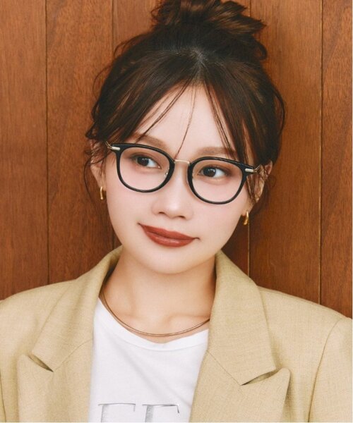 水越みさと さんコラボ】Zoff｜Misato Mizukoshi ウェリントン型