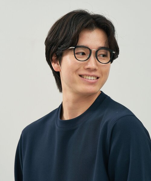 水越みさと さんコラボ】Zoff｜Misato Mizukoshi ウェリントン型