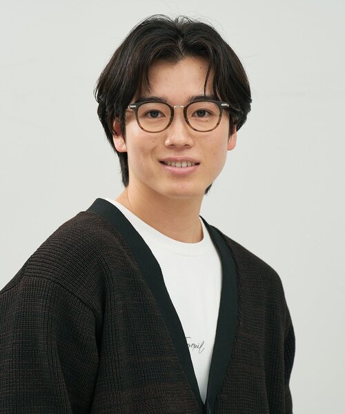 水越みさと さんコラボ】Zoff｜Misato Mizukoshi ウェリントン型