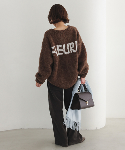 MARCO BIANCHINI（マルコビアンチーニ）の「MARCO BIANCHINI/マルコビアンキーニ SLOBE別注 レザーコンビフラップBAG（ショルダーバッグ・レディース・ブラウン・FREE）」の3枚目の写真