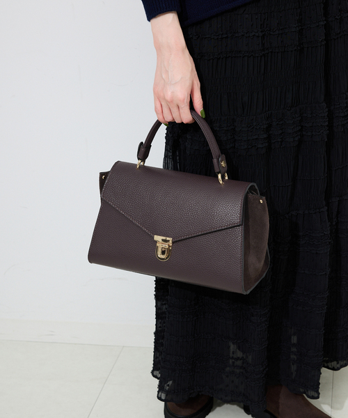 SLOBE IENA別注　マルコビアンキー二　ブラウンレザーショルダーバッグ 予約》MARCO BIANCHINI/マルコビアンキーニ SLOBE別注 レザー