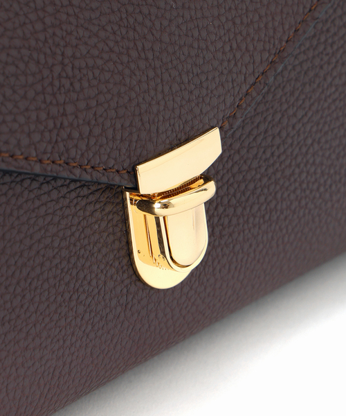 MARCO BIANCHINI（マルコビアンチーニ）の「MARCO BIANCHINI/マルコビアンキーニ SLOBE別注 レザーコンビフラップBAG（ショルダーバッグ・レディース・ブラウン・FREE）」の19枚目の写真