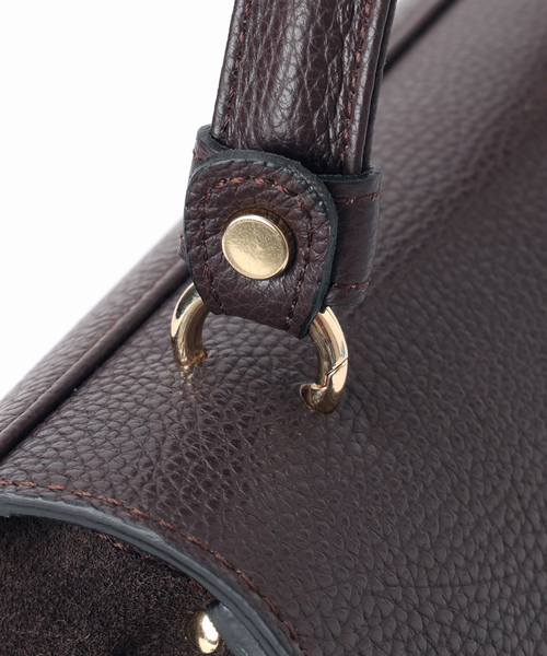 MARCO BIANCHINI（マルコビアンチーニ）の「MARCO BIANCHINI/マルコビアンキーニ SLOBE別注 レザーコンビフラップBAG（ショルダーバッグ・レディース・ブラウン・FREE）」の20枚目の写真