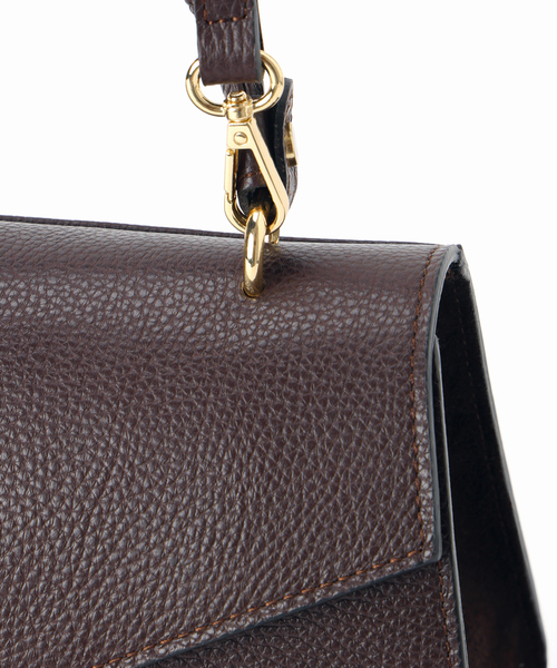 MARCO BIANCHINI（マルコビアンチーニ）の「MARCO BIANCHINI/マルコビアンキーニ SLOBE別注 レザーコンビフラップBAG（ショルダーバッグ・レディース・ブラウン・FREE）」の22枚目の写真