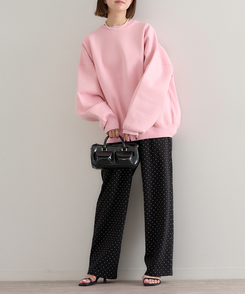 セール】スウェットライクニット（ニット/セーター）｜U by SPICK&SPAN