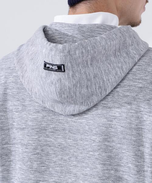 PING(ピン)の「【PING APPAREL】ドライミックス ベアインレイ スウェットフーディ <NATIVE> (MENS)(スウェット・メンズ・グレー/ホワイト/イエロー/ネイビー・L/LL/M/LL1/S)」の22枚目の写真