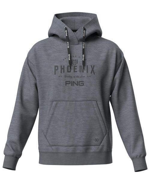 PING(ピン)の「【PING APPAREL】ドライミックス ベアインレイ スウェットフーディ <NATIVE> (MENS)(スウェット・メンズ・グレー/ホワイト/イエロー/ネイビー・L/LL/M/LL1/S)」の8枚目の写真