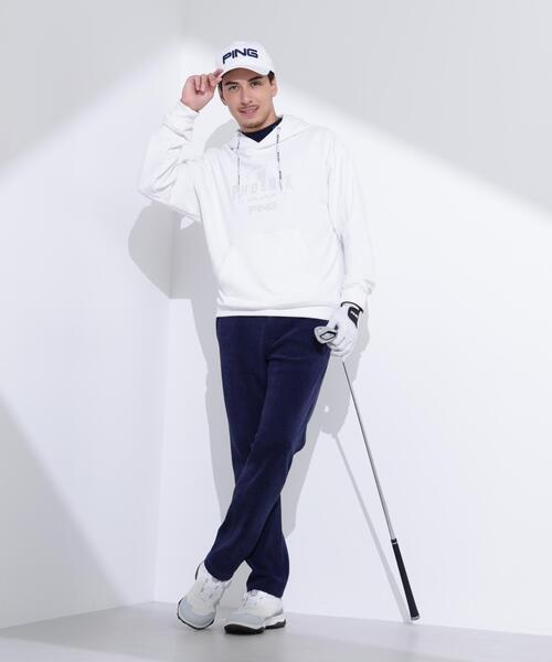 PING(ピン)の「【PING APPAREL】ドライミックス ベアインレイ スウェットフーディ <NATIVE> (MENS)(スウェット・メンズ・グレー/ホワイト/イエロー/ネイビー・L/LL/M/LL1/S)」の20枚目の写真