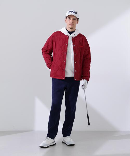 PING(ピン)の「【PING APPAREL】ドライミックス ベアインレイ スウェットフーディ <NATIVE> (MENS)(スウェット・メンズ・グレー/ホワイト/イエロー/ネイビー・L/LL/M/LL1/S)」の9枚目の写真