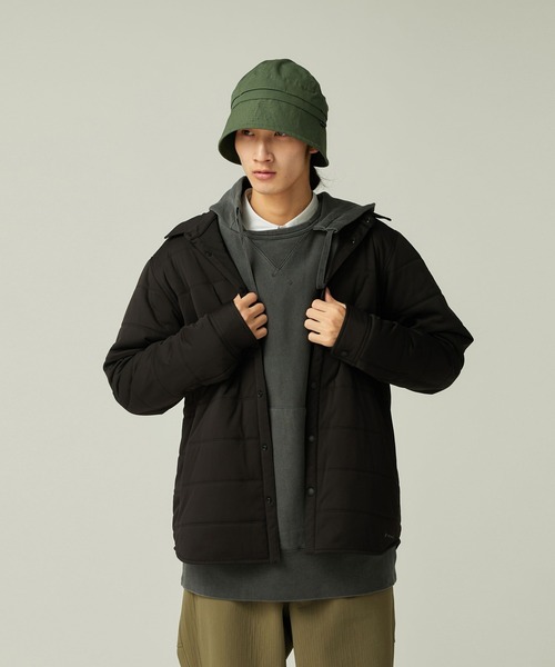 Snow Peak(スノーピーク)の「SnowPeak / Flexible Insulated Shirt フレキシブル 断熱 シャツ(シャツ/ブラウス・メンズ・ブラック/ライトブラウン/ネイビー・XL/L/M/1/2/S/XXL)」の14枚目の写真