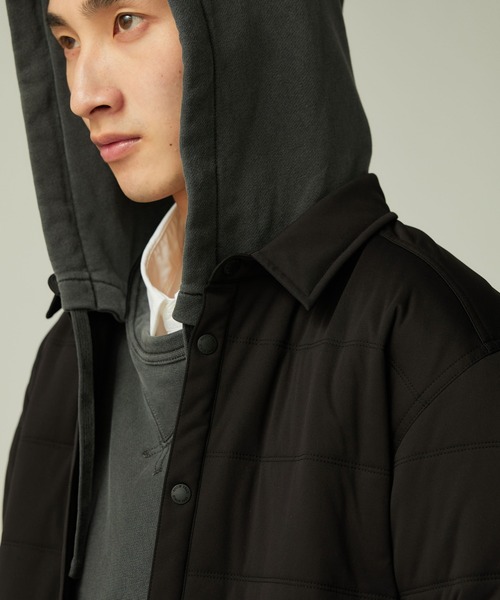 Snow Peak(スノーピーク)の「SnowPeak / Flexible Insulated Shirt フレキシブル 断熱 シャツ(シャツ/ブラウス・メンズ・ブラック/ライトブラウン/ネイビー・XL/L/M/1/2/S/XXL)」の17枚目の写真