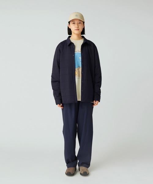 Snow Peak(スノーピーク)の「SnowPeak / Flexible Insulated Shirt フレキシブル 断熱 シャツ(シャツ/ブラウス・メンズ・ブラック/ライトブラウン/ネイビー・XL/L/M/1/2/S/XXL)」の6枚目の写真