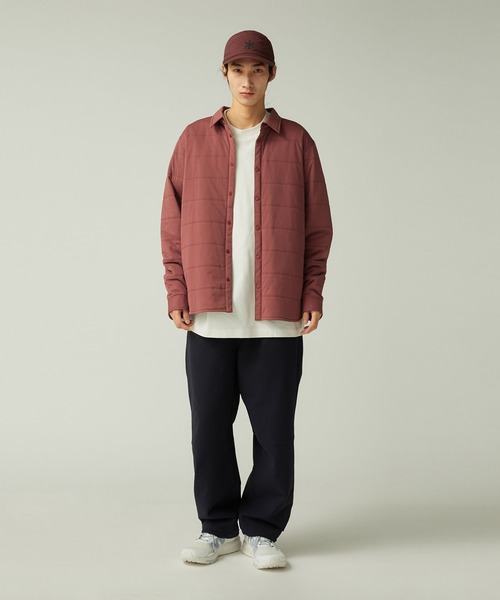 Snow Peak(スノーピーク)の「SnowPeak / Flexible Insulated Shirt フレキシブル 断熱 シャツ(シャツ/ブラウス・メンズ・ブラック/ライトブラウン/ネイビー・XL/L/M/1/2/S/XXL)」の4枚目の写真
