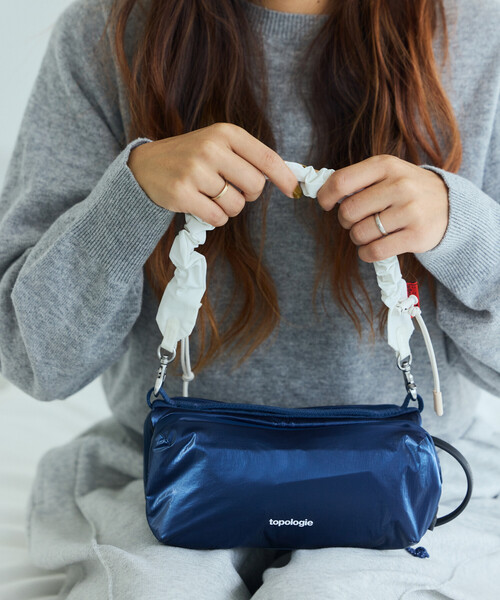 Topologie(トポロジー)の「Topologie/トポロジー Bungee Wrist Strap バンジーリストストラップ(ストラップ単体)(スマホグッズ・メンズ・ナチュラル/ブラック/サックスブルー・ONE SIZE)」の14枚目の写真