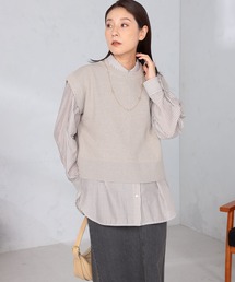 GALLORIA | バックスリットニットベスト(ベスト)