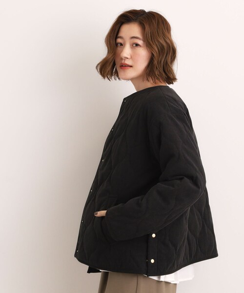 grove(グローブ)の「【2WAY・リバーシブル】大人が着たい上品コーデュロイジャケット(その他アウター・レディース・ブラック/ダークブラウン・03/02/01/04/05)」の1枚目の写真