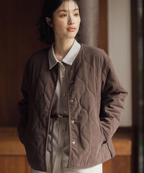 grove(グローブ)の「【2WAY・リバーシブル】大人が着たい上品コーデュロイジャケット(その他アウター・レディース・ブラック/ダークブラウン・03/02/01/04/05)」の3枚目の写真