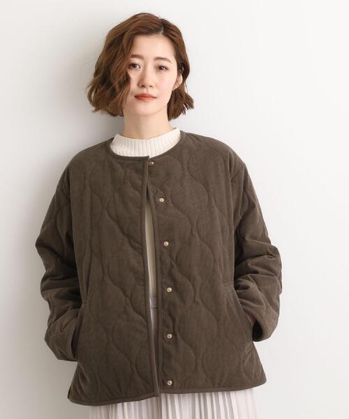 grove(グローブ)の「【2WAY・リバーシブル】大人が着たい上品コーデュロイジャケット(その他アウター・レディース・ブラック/ダークブラウン・03/02/01/04/05)」の20枚目の写真