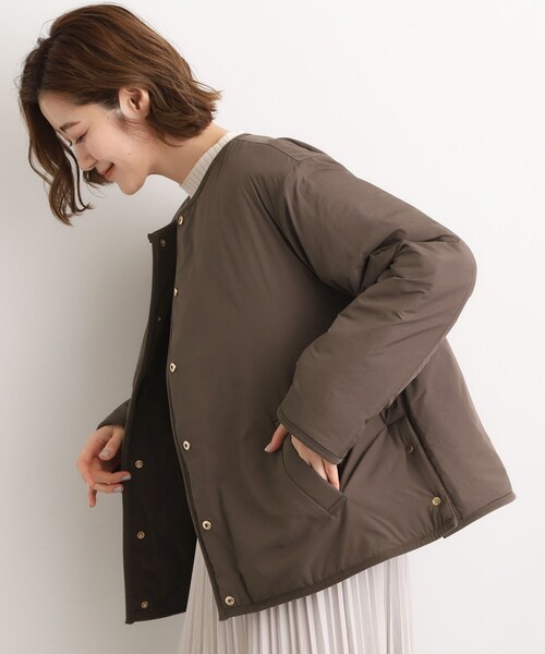 grove(グローブ)の「【2WAY・リバーシブル】大人が着たい上品コーデュロイジャケット(その他アウター・レディース・ブラック/ダークブラウン・03/02/01/04/05)」の14枚目の写真