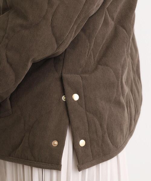 grove(グローブ)の「【2WAY・リバーシブル】大人が着たい上品コーデュロイジャケット(その他アウター・レディース・ブラック/ダークブラウン・03/02/01/04/05)」の8枚目の写真