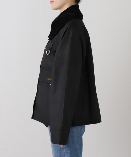 OUTDOOR PRODUCTS（アウトドアプロダクツ）の「barbour catton wax jacket（その他アウター・レディース・ブラック・10）」の4枚目の写真