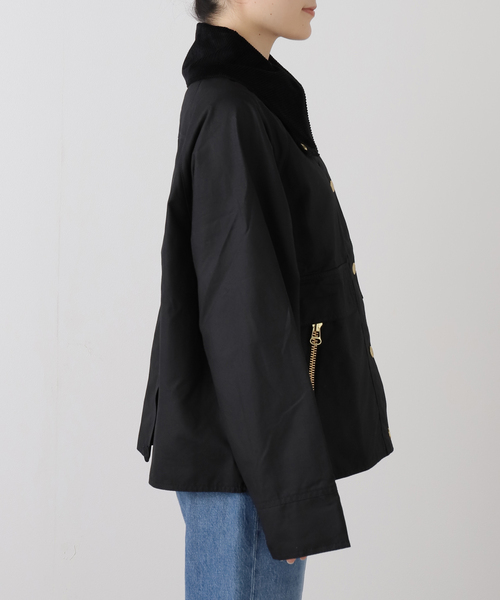 OUTDOOR PRODUCTS（アウトドアプロダクツ）の「barbour catton wax jacket（その他アウター・レディース・ブラック・10）」の6枚目の写真