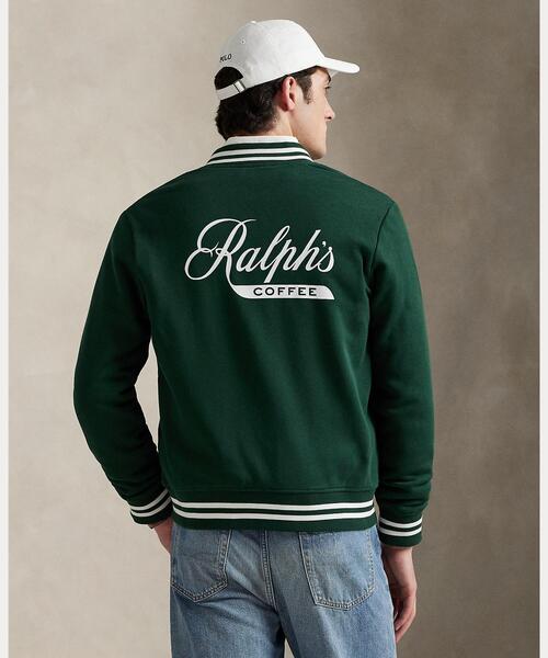 h*y様 RRL ベースボールジャケット ロゴ サテン ベースボール ジャケット | ラルフ ローレン公式