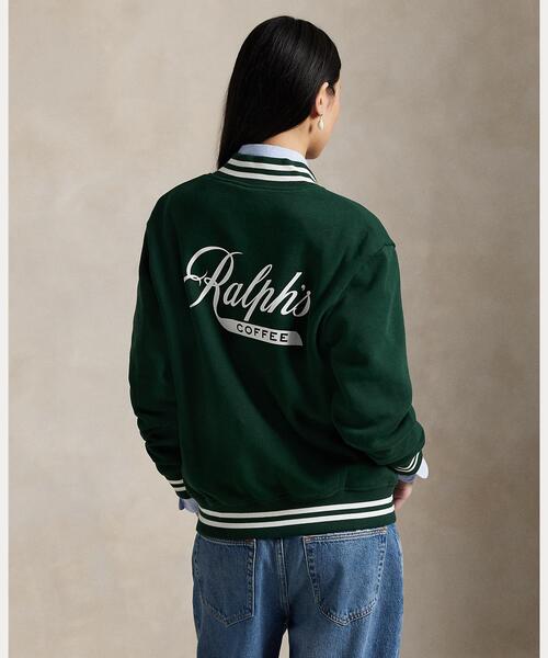 POLO RALPH LAUREN（ポロ ラルフ ローレン）の「Ralph's Coffee ベースボール ジャケット（スタジャン・メンズ・グリーン・L/M/S/XL/XS）」の6枚目の写真