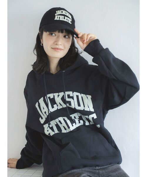 RUSSELL（ラッセル）の「Russell×JacksonMatisse 別注フードパーカー（パーカー・レディース・ブラック/ライトグレー/ネイビー・FREE）」の22枚目の写真