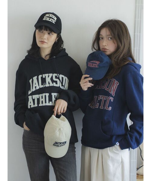 RUSSELL（ラッセル）の「Russell×JacksonMatisse 別注フードパーカー（パーカー・レディース・ブラック/ライトグレー/ネイビー・FREE）」の19枚目の写真