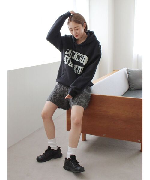 RUSSELL（ラッセル）の「Russell×JacksonMatisse 別注フードパーカー（パーカー・レディース・ブラック/ライトグレー/ネイビー・FREE）」の14枚目の写真