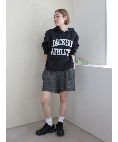 RUSSELL（ラッセル）の「Russell×JacksonMatisse 別注フードパーカー（パーカー・レディース・ブラック/ライトグレー/ネイビー・FREE）」の15枚目の写真