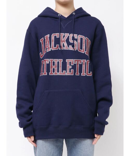 RUSSELL（ラッセル）の「Russell×JacksonMatisse 別注フードパーカー（パーカー・レディース・ブラック/ライトグレー/ネイビー・FREE）」の17枚目の写真