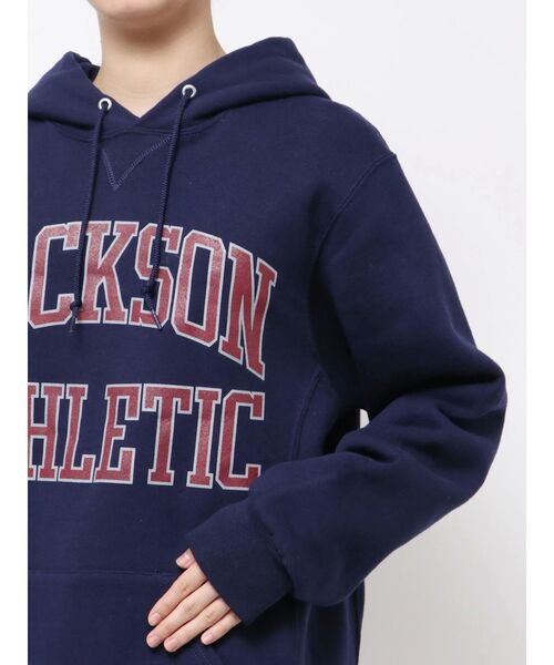 RUSSELL（ラッセル）の「Russell×JacksonMatisse 別注フードパーカー（パーカー・レディース・ブラック/ライトグレー/ネイビー・FREE）」の12枚目の写真