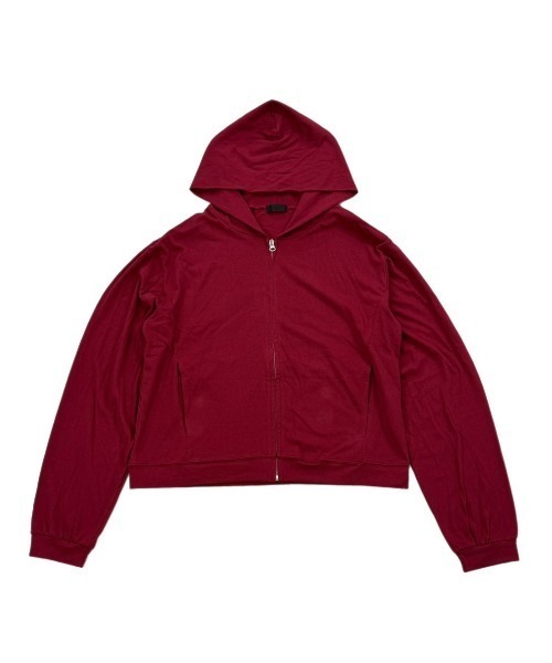 Chikashitsu +(チカシツプラス)の「【Chikashitsu +】light touch cropped hoodie / 【チカシツプラス】ライトタッチクロップドパーカー(パーカー・メンズ・ブラック/レッド/グレー・ONE SIZE)」の19枚目の写真