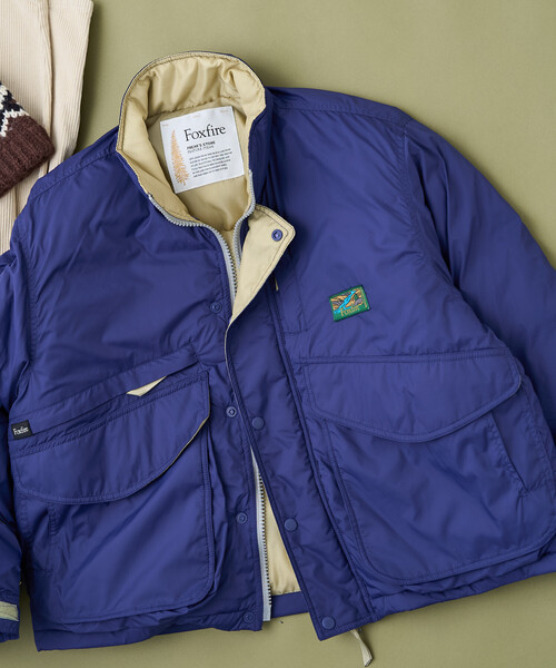 FREAK'S STORE(フリークスストア)の「Foxfire/フォックスファイヤー Padding New Destination Jacket Women's/パディング ニューデスティネーションジャケット / 配色中綿ブルゾン(その他アウター・レディース・ナチュラル/ネイビー/ブラック・フリ-)」の4枚目の写真