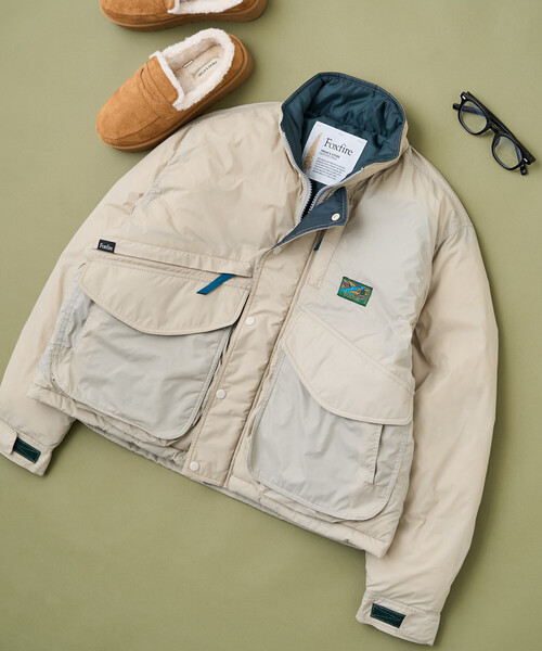 FREAK'S STORE(フリークスストア)の「Foxfire/フォックスファイヤー Padding New Destination Jacket Women's/パディング ニューデスティネーションジャケット / 配色中綿ブルゾン(その他アウター・レディース・ナチュラル/ネイビー/ブラック・フリ-)」の7枚目の写真