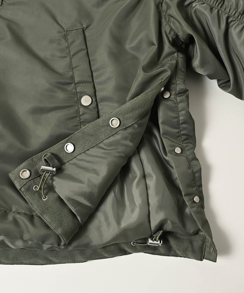 ADAM PATEK（アダムパテック）の「ADAMPATEK/N-2.5B jacket/N2.5Bフライトジャケット（ミリタリージャケット・メンズ・ブラック/オリーブ・1/2）」の21枚目の写真